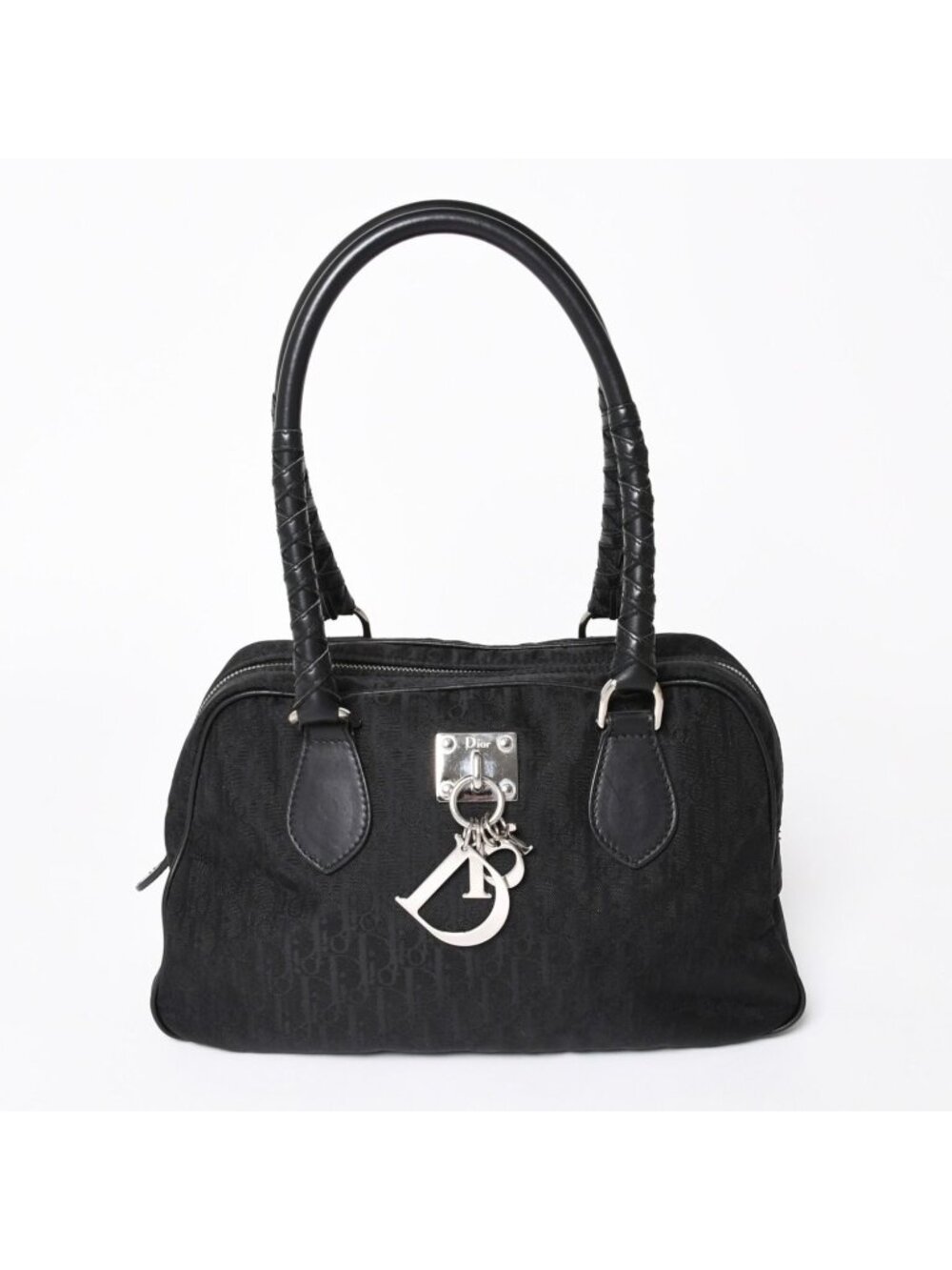 Dior Lovely Handbag Trotter Black Galliano